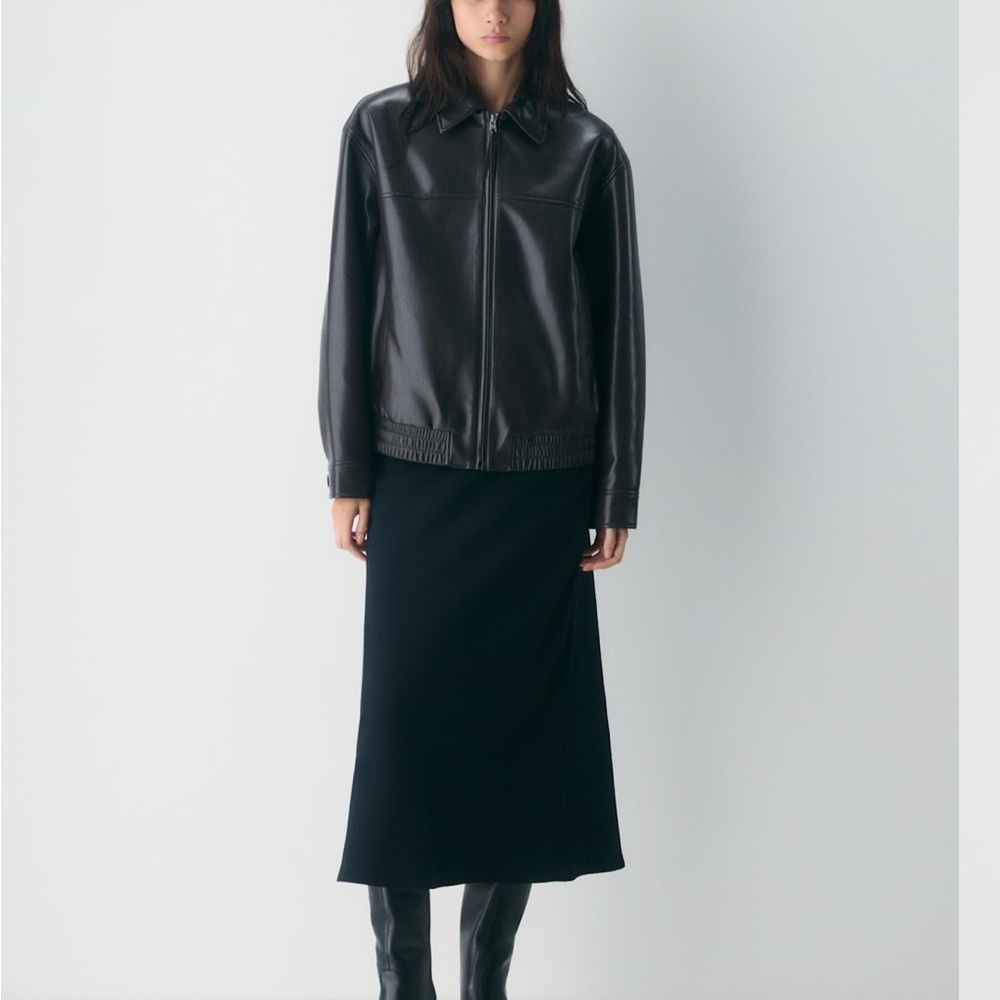 Aritzia Wilfred Falcon Jacket - UnReal Leather Medium